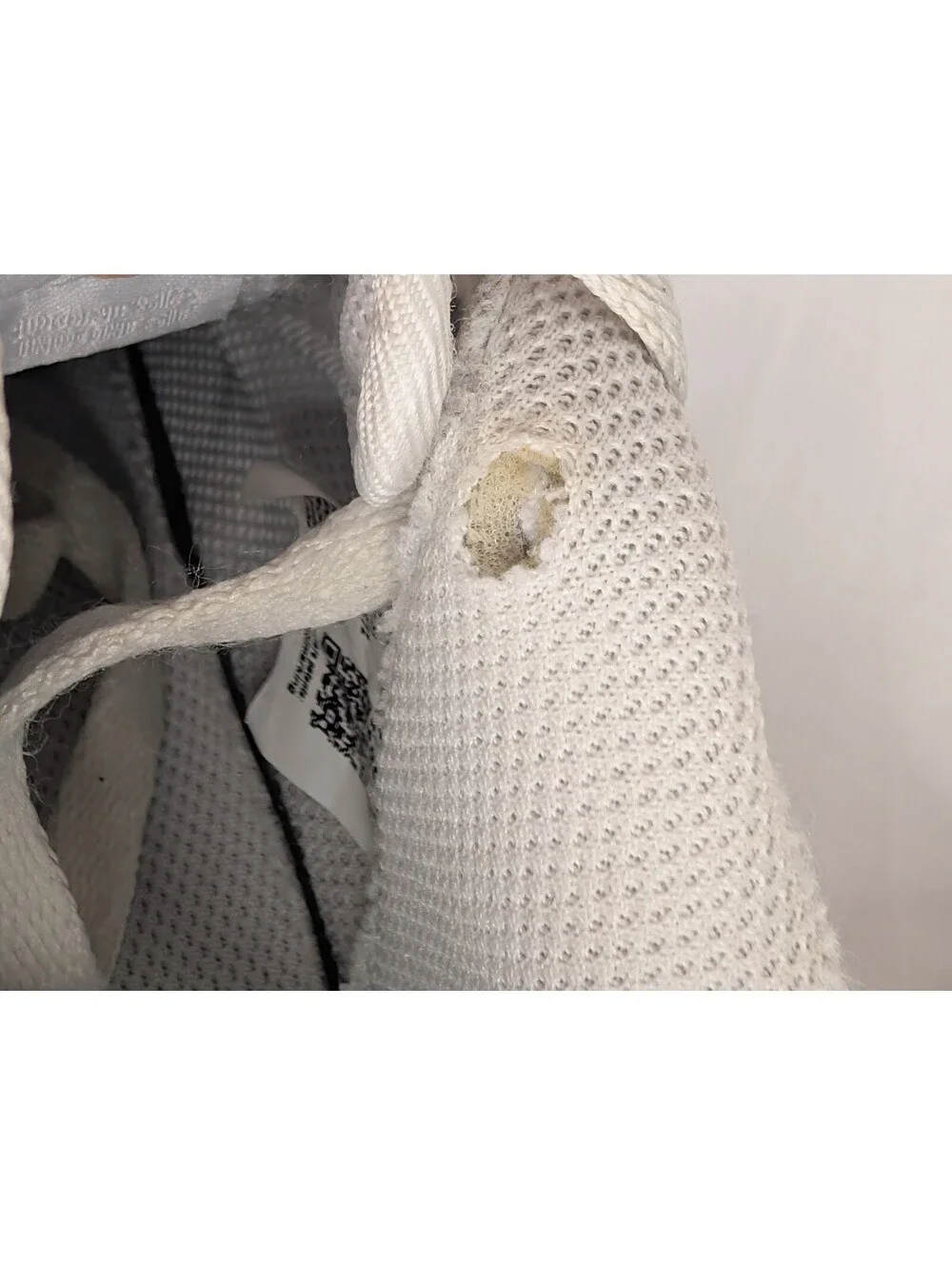 Nike Air Force 1 White Leather Sneakers 5Y